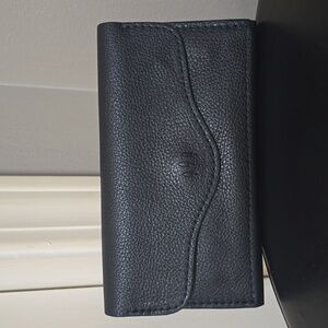 NEW Portland Leather Goods Large Bozeman Wallet/Black